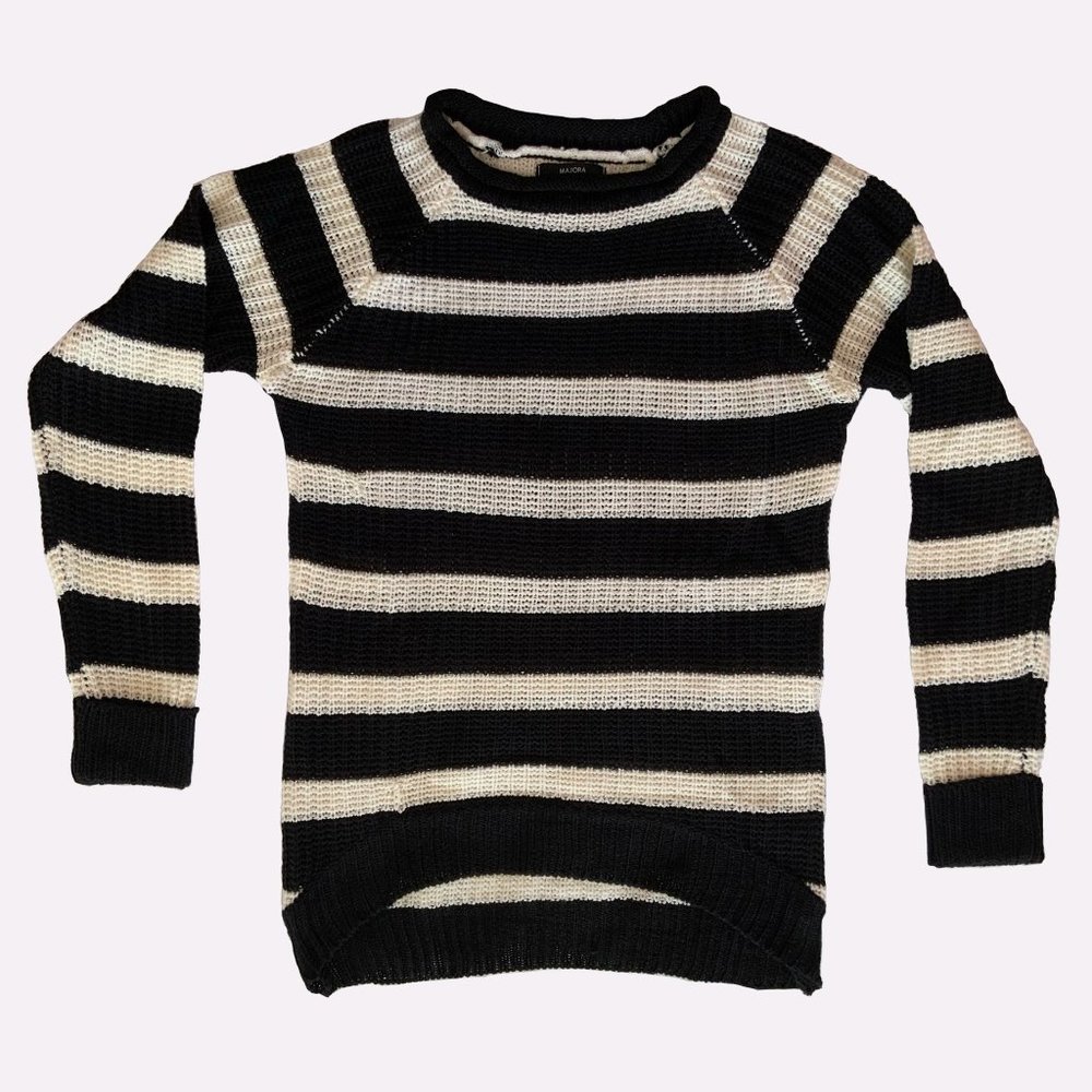 MAJORA Striped Knit Sweater
